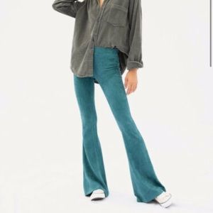 Free People x BLANKNYC Vegan Suede Flare Pants